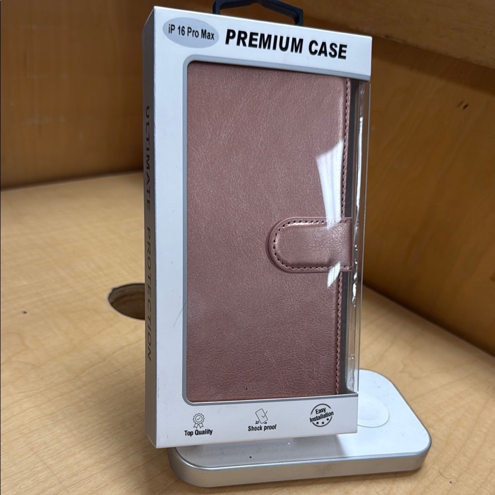 Rose Gold Premium Phone Case for iPhone 16 Pro Max